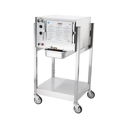 AccuTemp S34803D110SGL 3 Pan Convection Commercial Steamer - Stand, Holding Capabilty, 480v/3ph