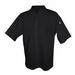 Chef Revival CS006BK-L Poly Cotton Blend Cook Shirt, Large, Pocket, Short Sleeve, Black
