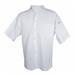 Chef Revival CS006WH-L Poly Cotton Blend Cook Shirt, Large, Pocket, Short Sleeve, White, Chest Pocket