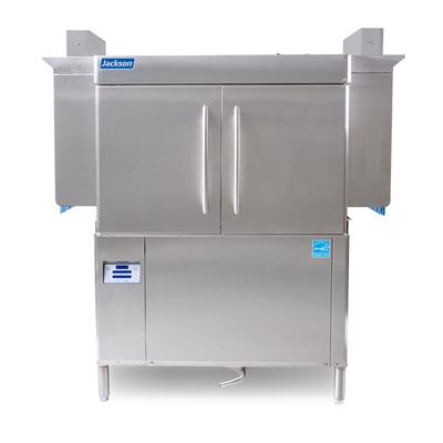 Jackson RACKSTAR44CE L/R 208/3 RackStar High Temp Conveyor Dishwasher w/ 223 Racks/hr Capacity, L-to-R Conveyor, 208v/3ph, Left to Right, Stainless Steel