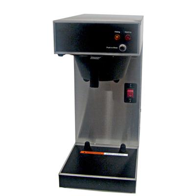 Adcraft UB-286 Medium Volume Thermal Coffee Maker - Automatic, 3 4/5 gal/hr, 120v, 120 V, Silver