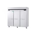 Kool-It KTSR-3 81" 3 Section Reach In Refrigerator - (3) Left/Right Hinge Solid Doors, 115v, Silver