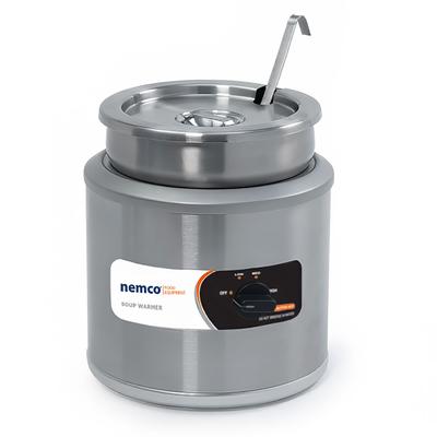 Nemco 6100A-ICL-220 7 qt Countertop Soup Warmer w/ Thermostatic Controls, 220v/1ph, w/ Inset, Stainless Steel