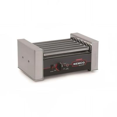 Nemco 8018 Roll-A-Grill 18 Hot Dog Roller Grill - Flat Top, 120v, Stainless Steel