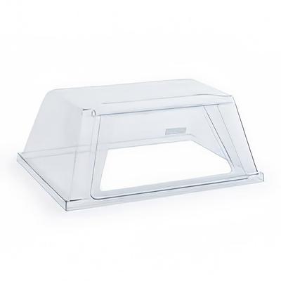 Nemco 8036GD Self Serve Sanitary Sneeze Guard w/ Flat Top & Door For 8036 Series, Clear