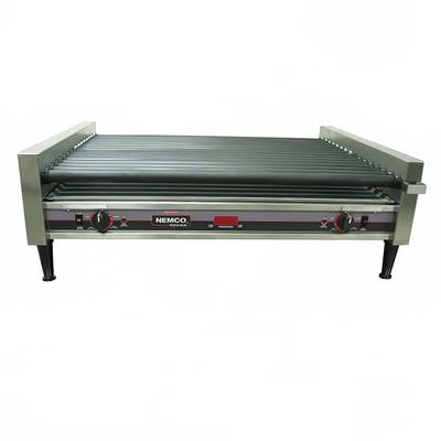 Nemco 8075SXW-SLT-RC Roll-A-Grill 75 Hot Dog Roller Grill - Slanted Top, 120v