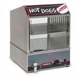 Nemco 8300 Roll-A-Grill Hot Dog Steamer w/ 150 Franks & 30 Buns Capacity, 120v, Stainless Steel