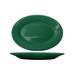ITI CA-12-G 10 3/8" x 7 1/4" Oval Cancun Platter - Ceramic, Green