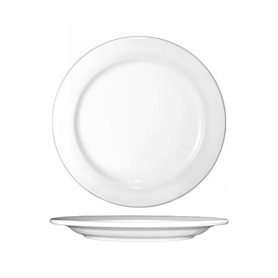 ITI DO-9 9 3/4" Round Dover Plate - Porcelain, European White