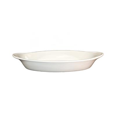 ITI WRO-12-AW 12 oz. Oval, Rarebit - Ceramic, American White