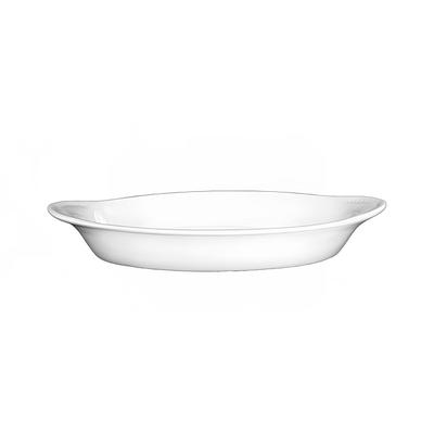 ITI WRO-15-EW 15 oz. Oval, Rarebit - Porcelain, European White