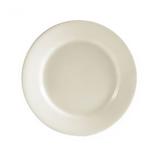 CAC REC-6 6 1/2" Round REC Dinner Plate - Stoneware, American White