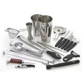 Barfly M37102 18-Piece Cocktail Shaker Set - Silver, Stainless Steel