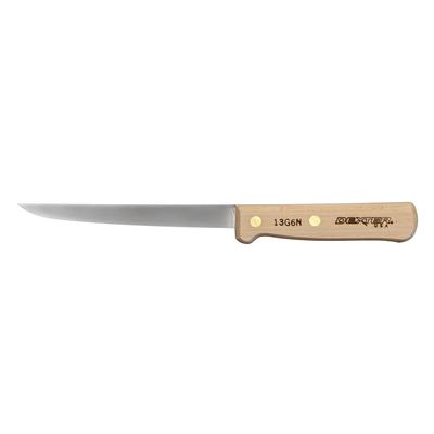 Dexter Russell 13G6N 6" Narrow Stiff Boning Knife w/ Beech Handle, Carbon Steel