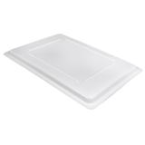 Cambro 1826CP148 Camwear Food Storage Cover - Flat, Full Size, Natural White