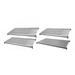 Cambro CBSK2142VS4580 Camshelving Basics Polymer Louvered/Solid Shelf Plate Kit - 21" x 42", Brushed Graphite, 3 Vented, 1 Solid