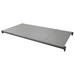 Cambro CBSK2154S1580 Camshelving Basics Polymer Solid Shelf Plate Kit - 21" x 54", Brushed Graphite