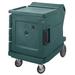 Cambro CMBHC1826LF192 Camtherm Hot/Cold Cart - Thermometer, Granite Green, 110v, Low Profile, Electric
