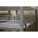 Cambro CPR14543151 Camshelving Premium 3/4 Shelf Rail Kit - 54"L x 14"W x 4 1/4"H, Soft Gray, 3 Sided