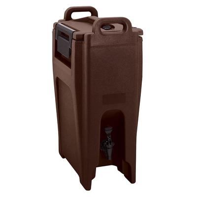 Cambro UC500131 5 1/4 gal Ultra Camtainer Insulated Beverage Dispenser, Dark Brown, 5.25 Gallon