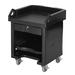 Cambro VCS186 32 1/4"W Cash Register Stand w/ Plastic Top, 43"H, Locking Drawer, Adjustable Shelf, Blue
