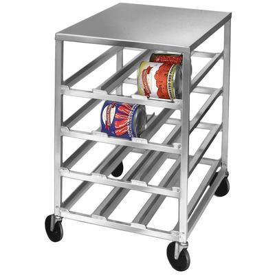 Channel CSR-3 34"H Stationary Can Rack w/ 72 #10 Capacity, Front Load, Silver