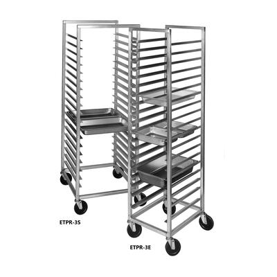 Channel ETPR-3E 16 1/2"W 19 Sheet Pan Rack w/ 3" Bottom Load Slides