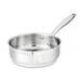 Browne 5724180 Thermalloy 8" Stainless Saute Pan, Induction Ready, Silver