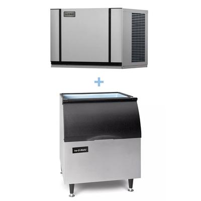 Ice-O-Matic CIM0636FA/B40PS 600 lb Elevation Series Full Cube Commercial Ice Machine w/ Bin - 344 lb Storage, Air Cooled, 208-230v, 242 lb. Bin