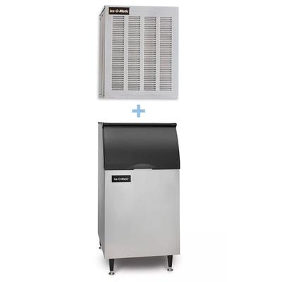 Ice-O-Matic GEM0956A/B42PS/KBT24 1053 lb Pearl Ice Nugget Commercial Ice Machine w/ Bin - 351 lb Storage, Air Cooled, 208-230v, Self-Contained, 351-lb. Storage Capacity