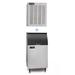 Ice-O-Matic MFI0800A/B42PS 900 lb Flake Commercial Ice Machine w/ Bin - 351 lb Storage, Air Cooled, 115v, Low Water Sensor, Stainless Steel