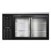 Continental BB59NSGD 59" Bar Refrigerator - (2) Sliding Glass Doors, Black, 115v