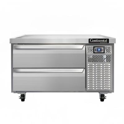 Continental D36GN 36" Chef Base w/ 2 Drawers - 115v, Stainless Steel