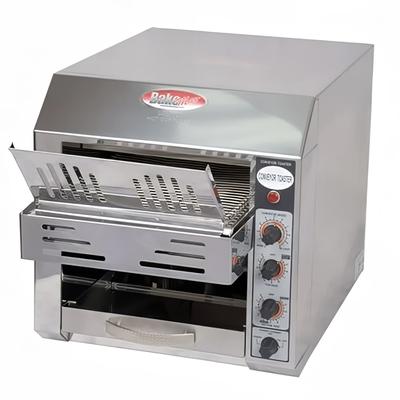 Bakemax BMCT300 Conveyor Toaster - 360 Slices/hr w/ 1 1/2" Product Opening, 220v/1ph, Countertop, Stainless Steel