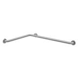 Bobrick B-6861.99 Grab Bar for Two-Wall Facility with Peened Gripping Surface, 1 1/2" Diam 24"W, 36"D, Stainless Steel