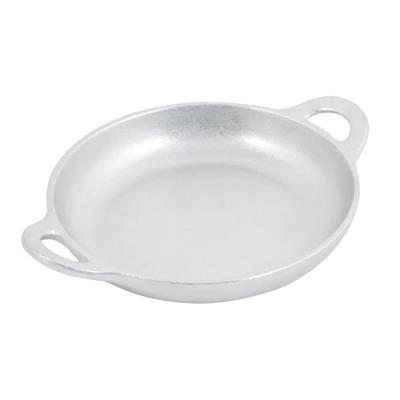 Bon Chef 5000S WH 5-3/4" Round, Au Gratin Pan, Aluminum/White