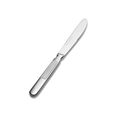 Bon Chef S3612 9 1/5" Dinner Knife with 13/0 Stainless Steel Grade, Apollo Pattern, Solid Handle
