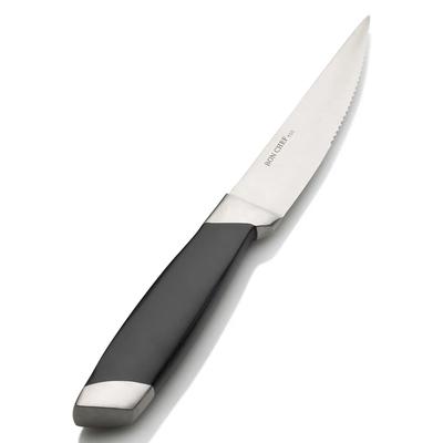 Bon Chef S936 Gaucho Steak Knife w/ 5" Pointed Tip Stainless Steel Blade, Polypropylene Handle