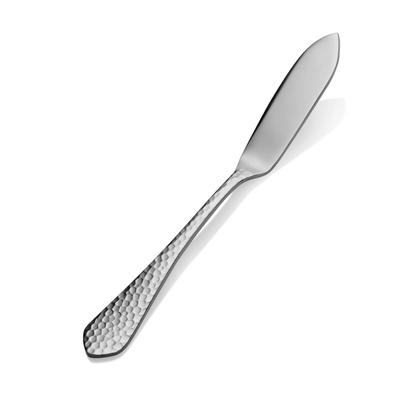 Bon Chef SBS1213 6 2/3" Butter Knife with 18/0 Stainless Steel Grade, Reflections Pattern, 6.64"