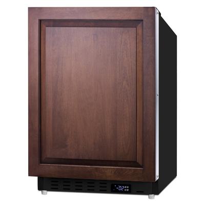 Summit ALFZ37BIF 19 3/4" Undercounter Freezer w/ 1 Solid Door - Panel Ready Door, 115v, Black