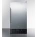 Summit FF1843BSSADA 17 3/4"W Undercounter Refrigerator w/ (1) Section & (1) Solid Door - Stainless Steel, 115v, Silver