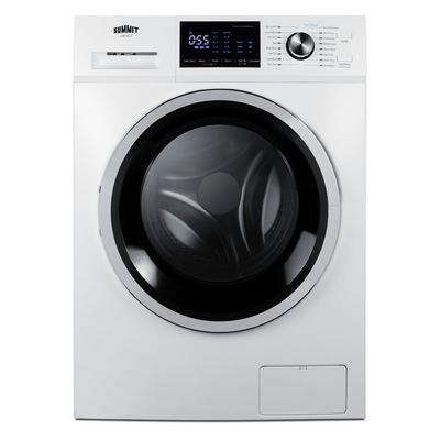 Summit LW2427 2.7 cu ft Front Load Washer w/ Glass Window - 15 Settings, 115v, White
