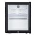 Summit MB13G 0.9 cu ft Countertop Minibar Refrigerator w/ Glass Door - Black, 115v