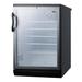 Summit SCR600BGL 23 5/8" W Undercounter Refrigerator w/ (1) Section & (1) Door, 115v, 4 Shelves, Silver