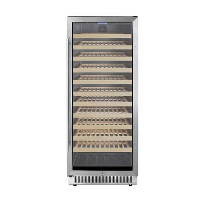 Summit SWC1127B 23 1/2" 1 Section Commercial Wine Cooler w/ (1) Zone - 127 Bottle Capacity, 115v, Silver