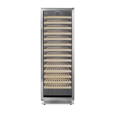 Summit SWC1926B 23 1/2" 1 Section Commercial Wine Cooler w/ (1) Zone - 165 Bottle Capacity, 115v, Black Exterior, Silver