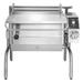 Groen BPM-40EA 40 gal. Tilt Skillet - Open Leg Base, Polished Pan, Measurement Marks, 208v/1ph, Stainless Steel