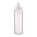 Vollrath 2908-13 8 oz Squeeze Dispenser - Closeable Cap, Clear Cap, Clear