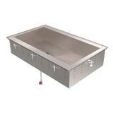 Vollrath 36452 55" Drop-In Cold Well w/ (4) Pan Capacity, Ice Cooled, Stainless Steel
