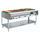 Vollrath 38119 76&quot; Hot Food Table w/ (5) Wells &amp; Cutting Board, 208 240v/1ph, Silver